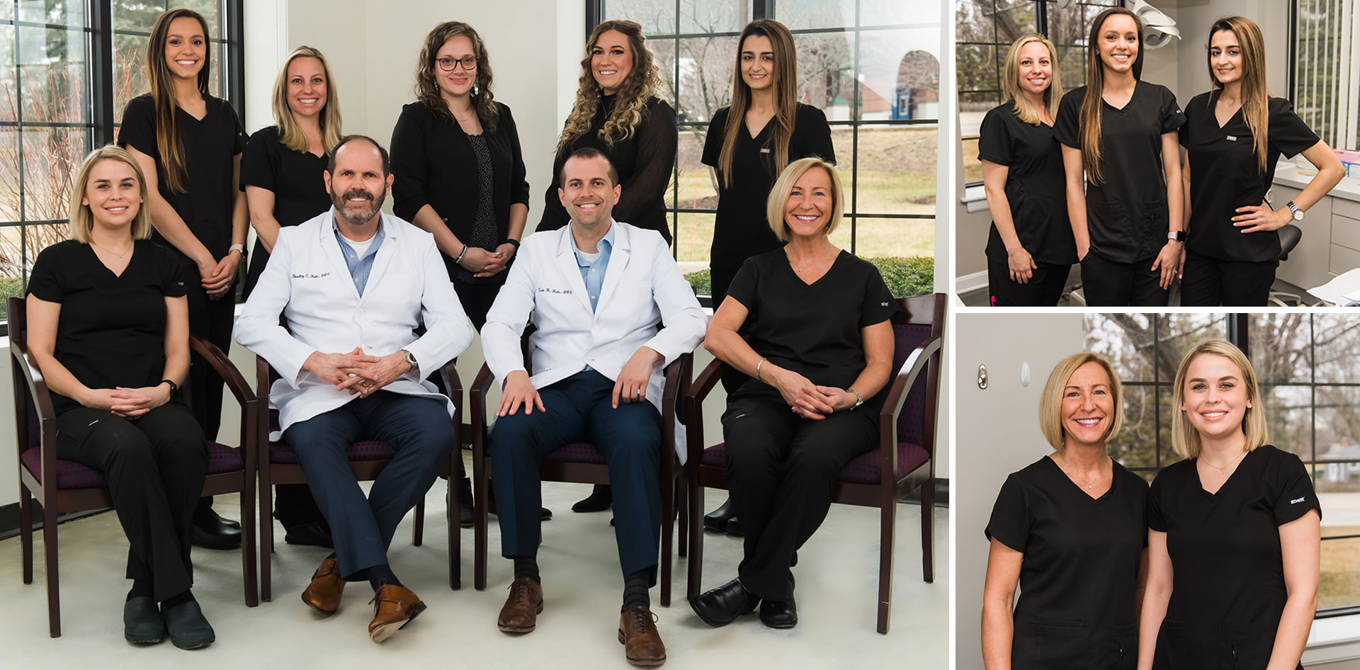 Rule Dentistry team photos collage