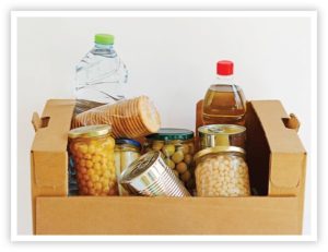 Fight hunger with Rulde Dentistry by donating non-perishable food items like these